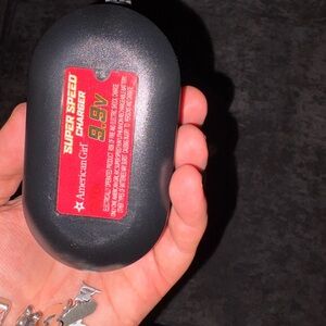 American Girl Black and Red Charger